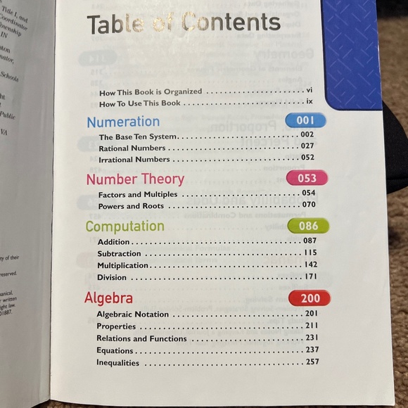 Math on Call, A Mathematics Handbook, Grades 8-12 - Picture 7 of 14